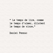 𝐂𝐢𝐭𝐚𝐭𝐢𝐨𝐧 𝐝'𝐮𝐧 𝐣𝐨𝐮𝐫 📚✨ Le temps de lire, comme le temps d'aimer... ⭐❤️📖

Pour se rappeler que prendre le temps de lire, c'est s'offrir une parenthèse, un voyage hors du temps. Comme l'amour, la lecture enrichit l’âme et donne plus de saveur à la vie. ✨

#philosophie #lecture #amour #temps #DanielPennac #vivre #citation #lavieestbelle #livre #pensees #passé #littérature #pennac #citations #penseepositive #present #courage #liberté #amour #Pennac #jelis #citationinspirante #readerscommunity #booksaddict #quoteslovers #bookstagram